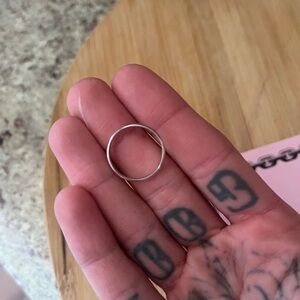 Silver Band Ring size 7